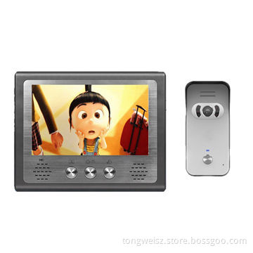 Home automation system, 7-inch TFT LCD screen, 15 LEDs at backboard, high resolution, auto IR night